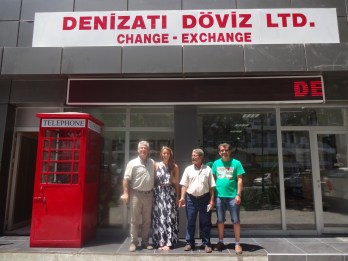 Tayfun, me, Ibrahim, Christos